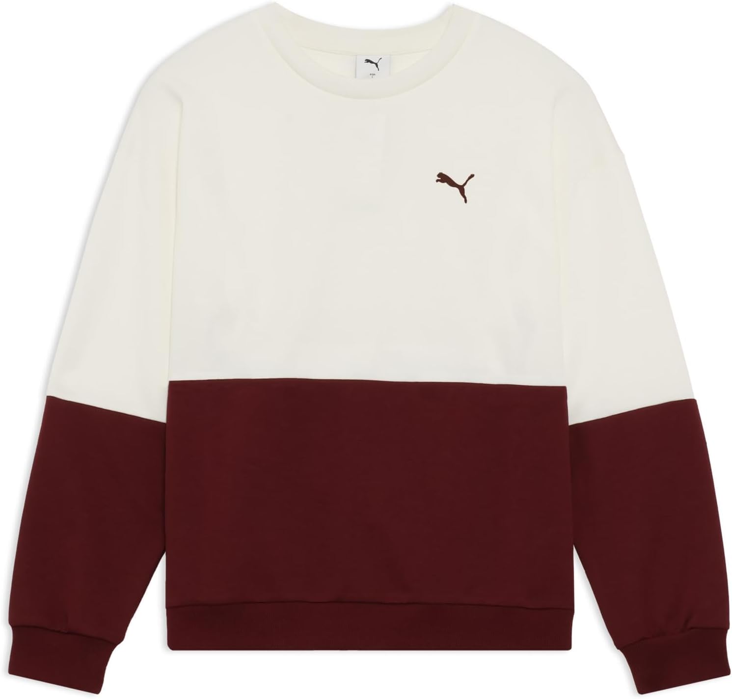 

Мужская спортивная толстовка Puma ESS MX Relaxed Seasonal Crew, размер DK 690122, повседневный стиль, белый