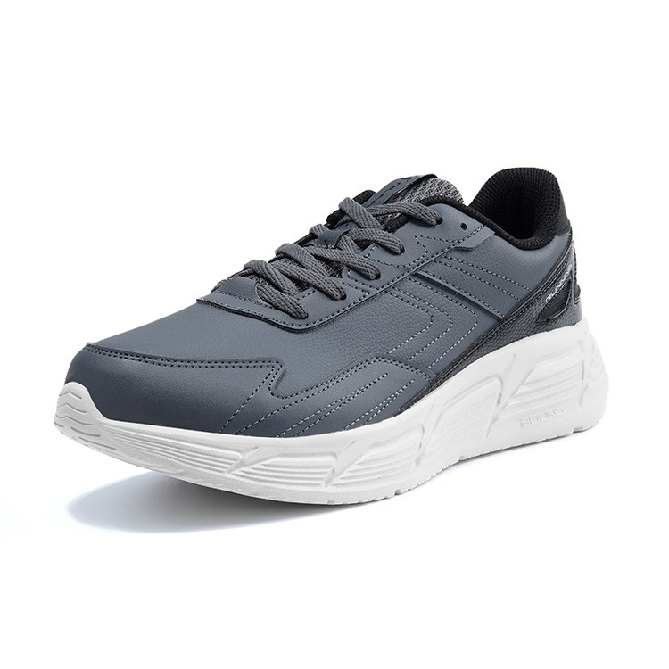 361° Беговые кроссовки мужские низкие Cushioning Abrasion Resistant Slip Resistant Smoke Gray — фото 3