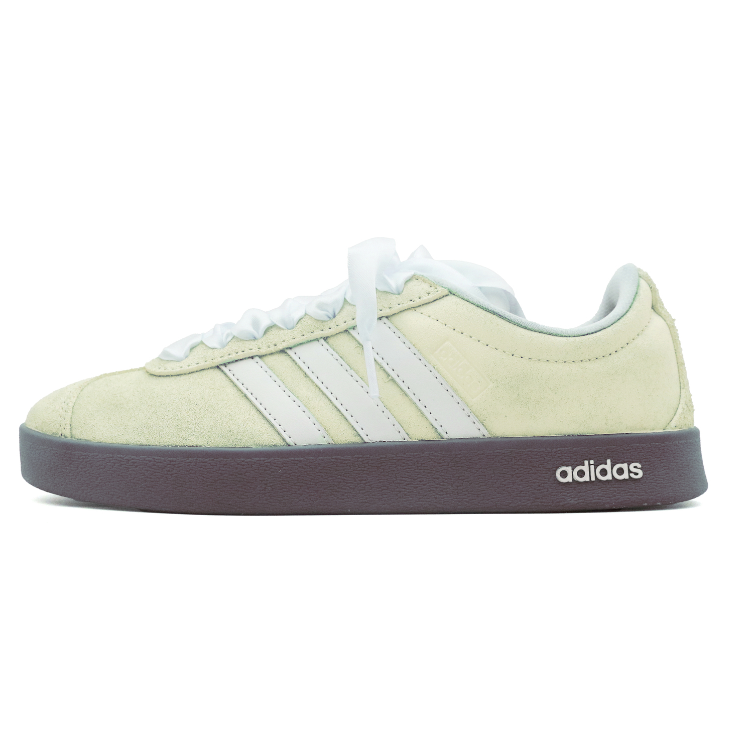 

Adidas Neo Вл Корт Классик Лайтвейт Лоу Топ скейтборд обувь унисекс желтый белый, цвет Yellow White