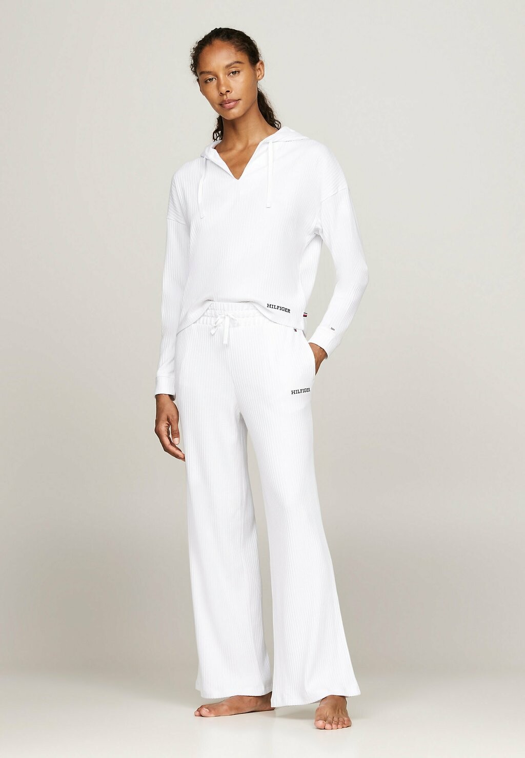 

Пижамные штаны MONOTYPE WIDE LEG LOUNGE Tommy Hilfiger, белый