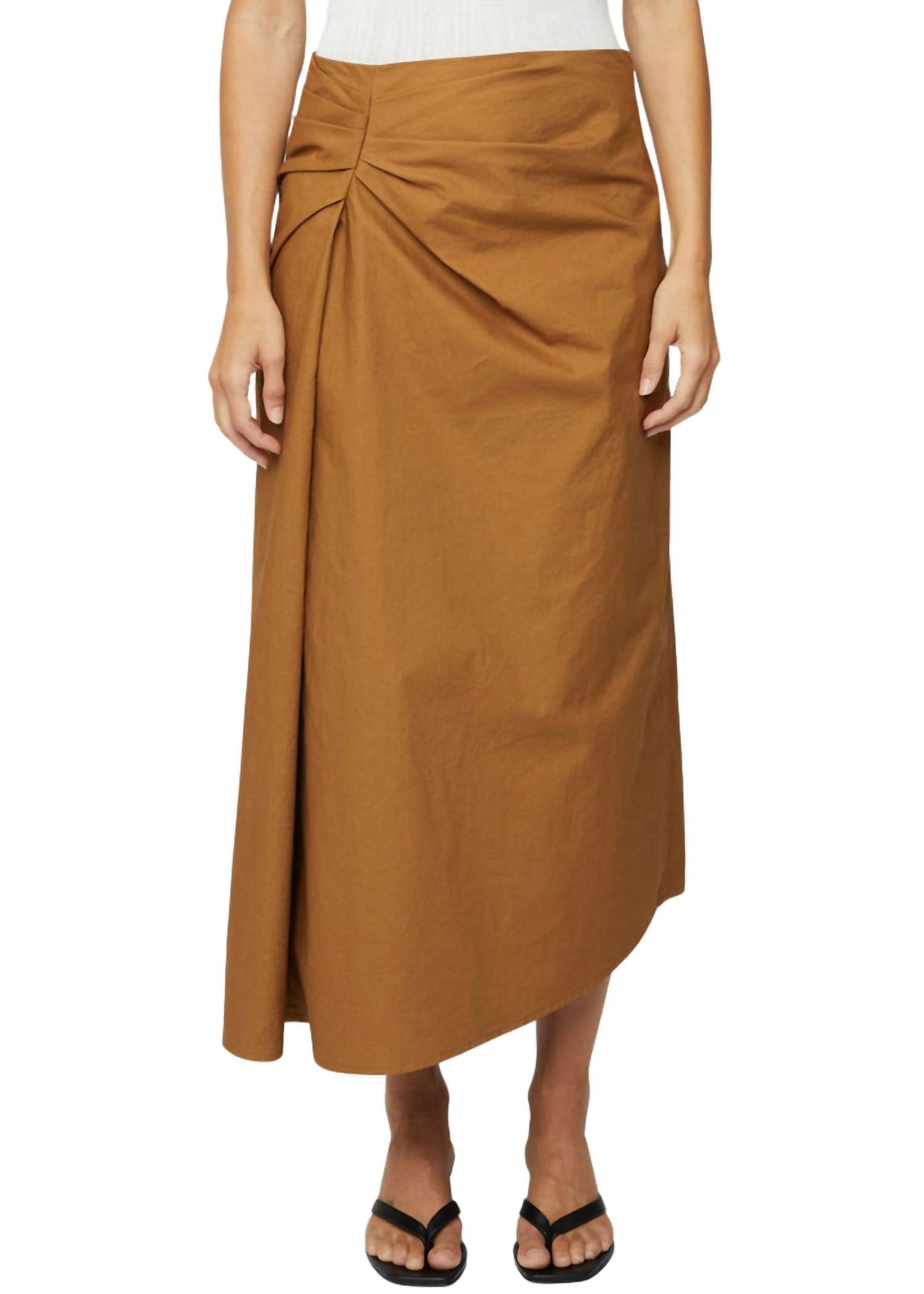 

A.L.C. Женская юбка Tessa коричневого цвета