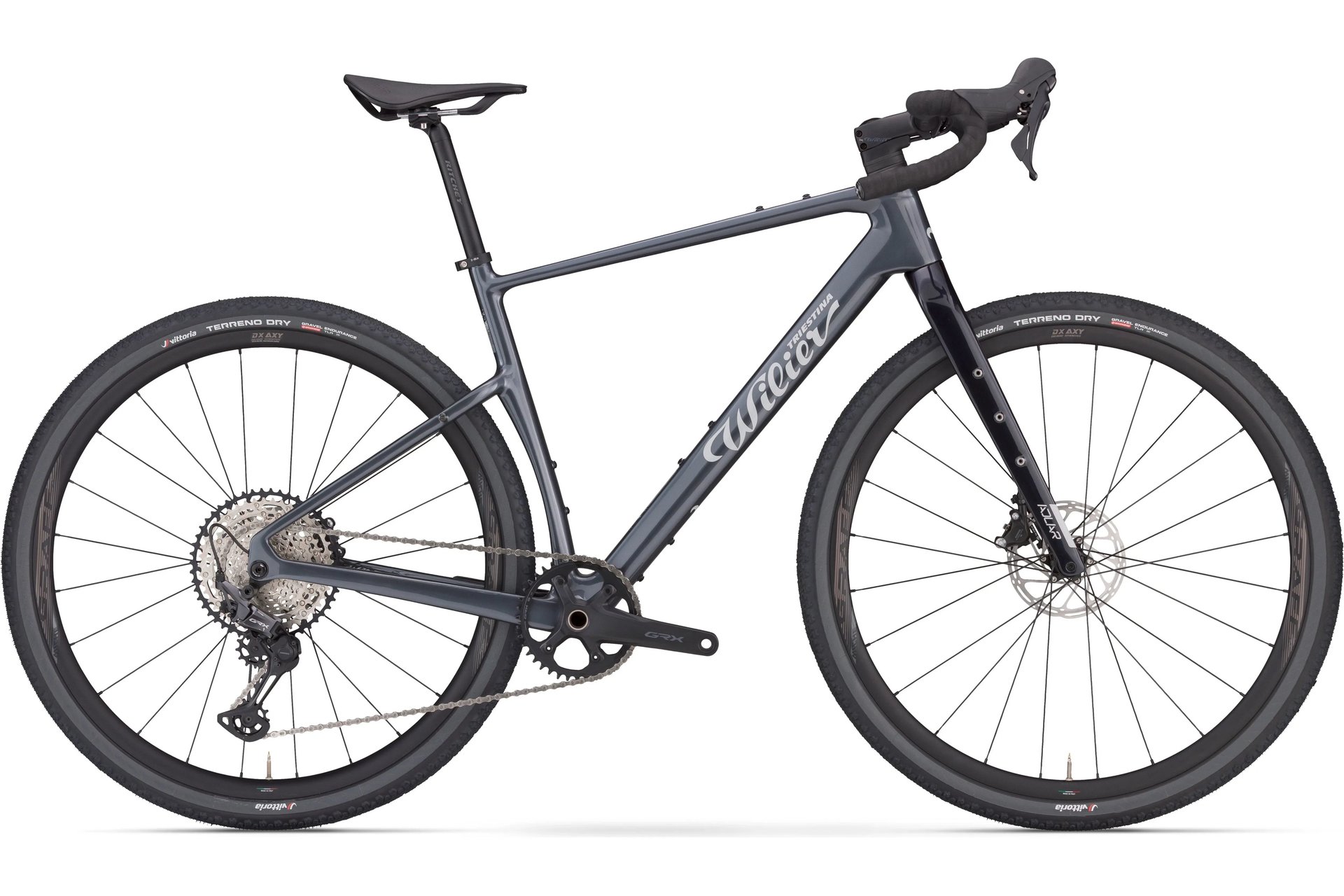 

Гравийный велосипед Wilier Adlar - grx 1x11 - contact - 28 дюймов - diamant - 2026, grau | stone dark gloss