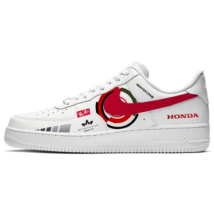 

Кроссовки Nike Air Force 1 Skateboarding Shoes Unisex Low-top Red/white, белый