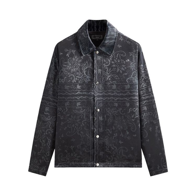 

Куртка Kith Panelled Bandana Long-Sleeve Coaches Jacket, Black