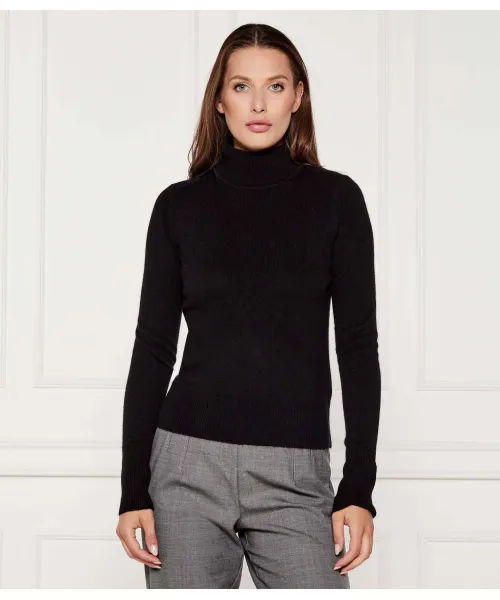

Водолазка из шерстяного волокна Slim fit Marella Sport, черный