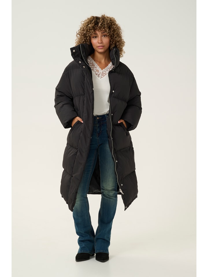 

Зимнее пальто черного цвета Kaffe