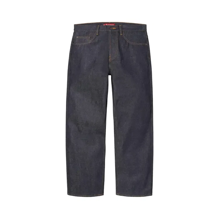 Джинсы Supreme Rigid Loose Fit Selvedge Jean, синий