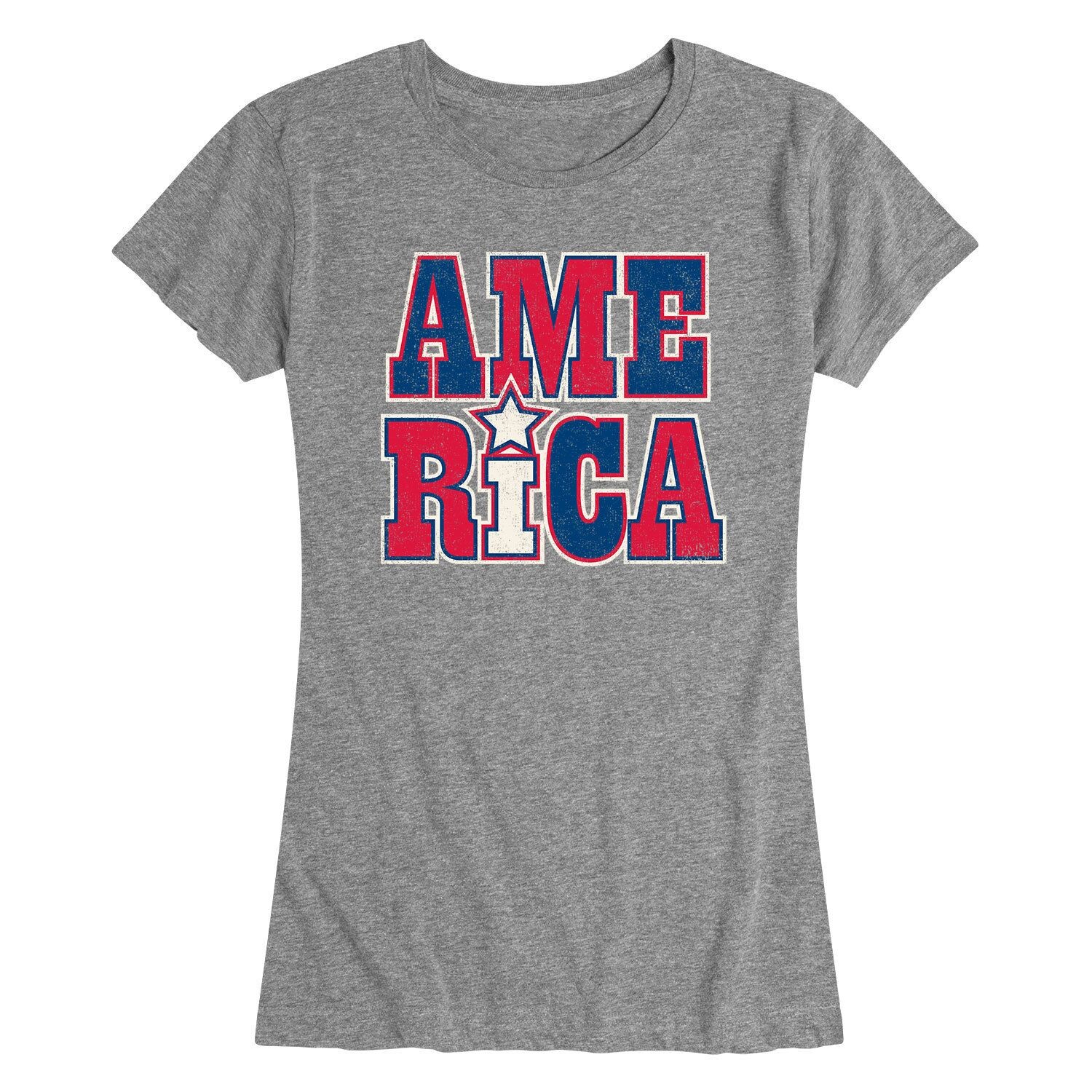 

Футболка с рисунком America для юниоров America Licensed Character, серый