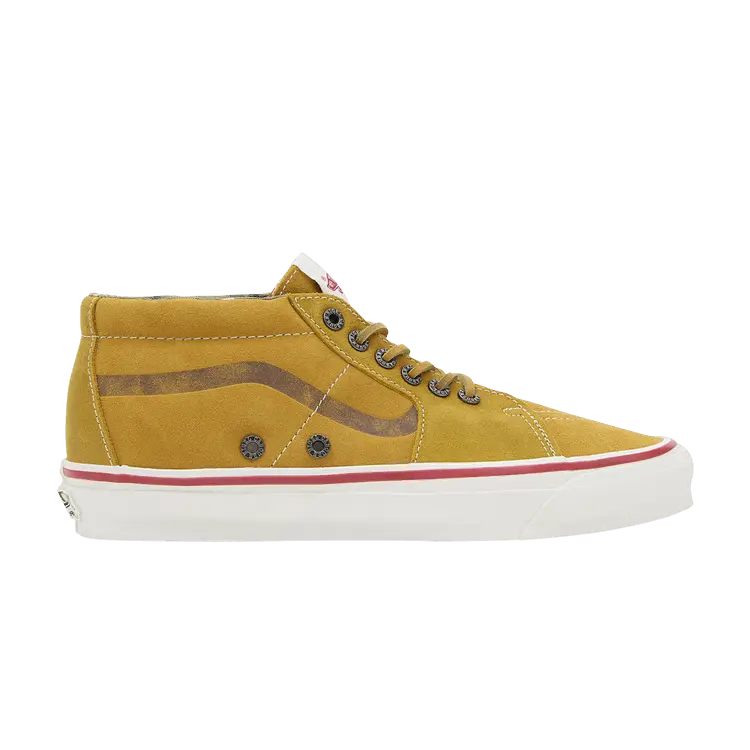 

Кроссовки Vans Nigel Cabourn x Sk8-Mid LX 'Vintage Suede', желто-коричневый