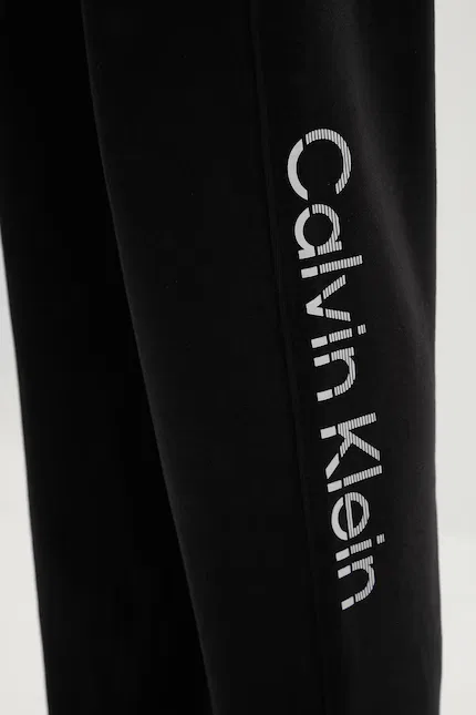 Спортивные штаны из хлопка Calvin Klein, черный — фото 4