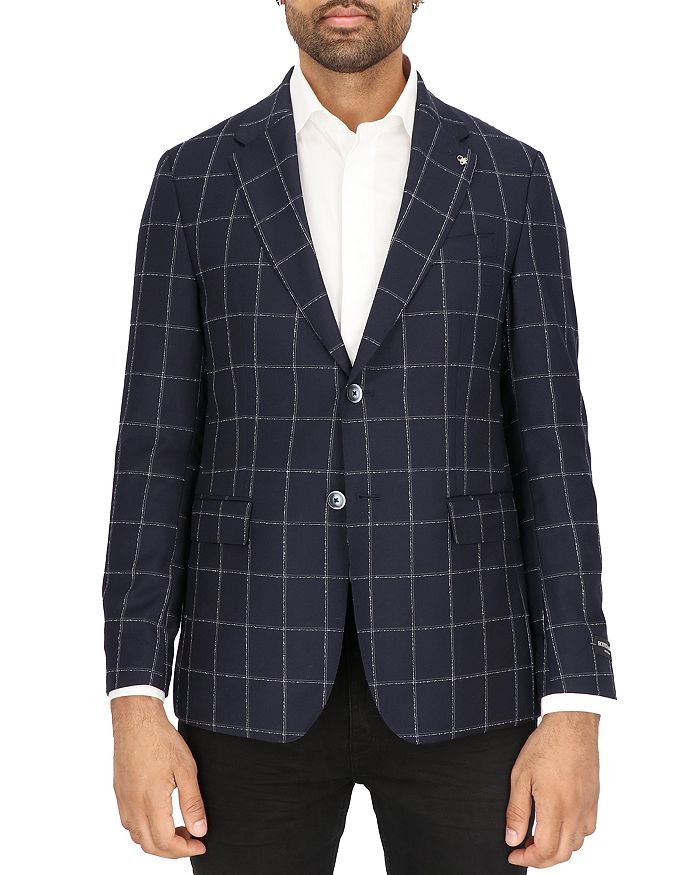

Шерстяное спортивное пальто Scotch & Soda, синий