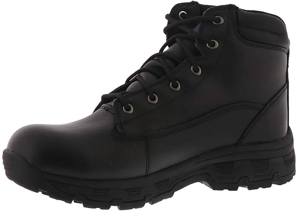Ботинки Skechers Morson Sinatro для активного отдыха, водонепроницаемые, кожаные, водонепроницаемые, черные — фото 3