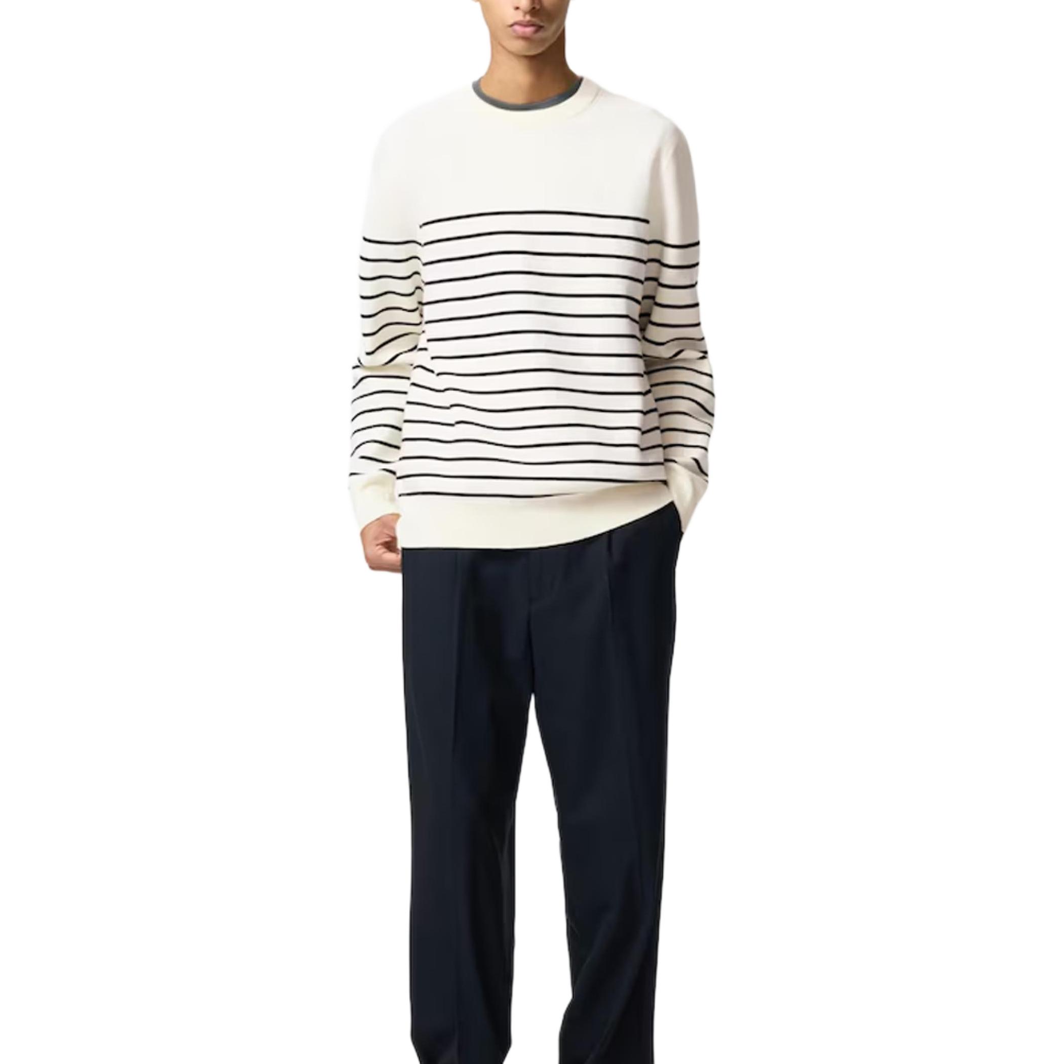 Свитер унисекс цвета айвори UNIQLO, слоновая кость