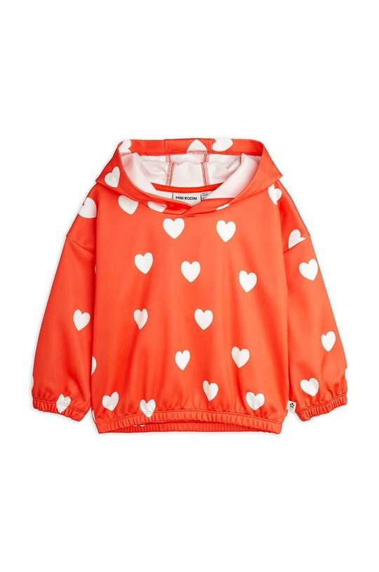 

Mini Rodini Детский свитшот Сердечки, красный