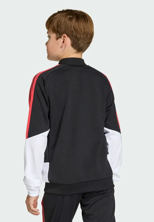 Тренировочная куртка Adidas Performance, Black Semi Lucid Red — фото 2