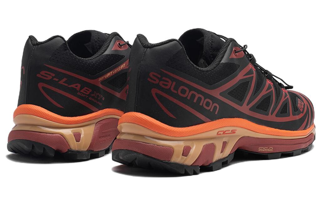 Кроссовки Salomon Hiking Unisex, черный/темно-красный — фото 4