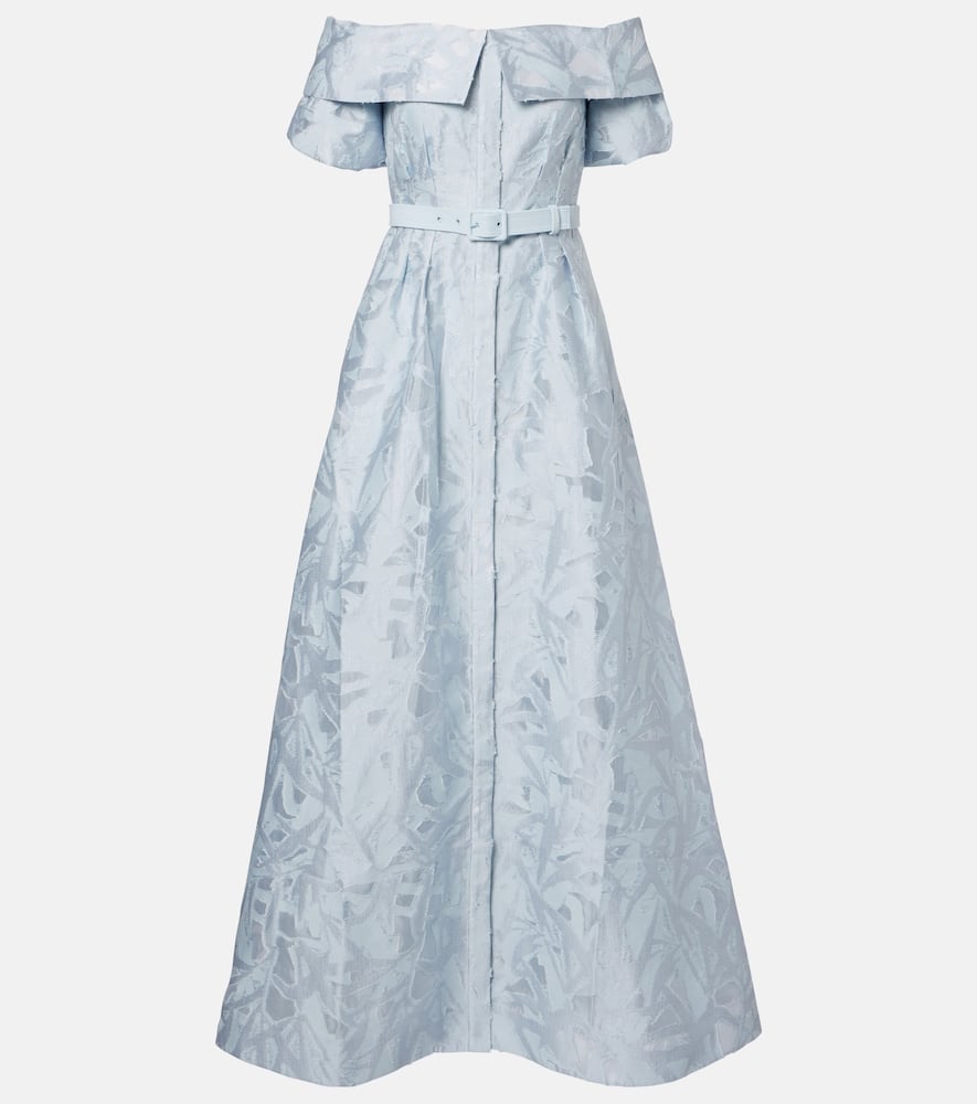 

Свадебное платье Anneli из хлопкового жаккарда Rebecca Vallance, Soft Blue