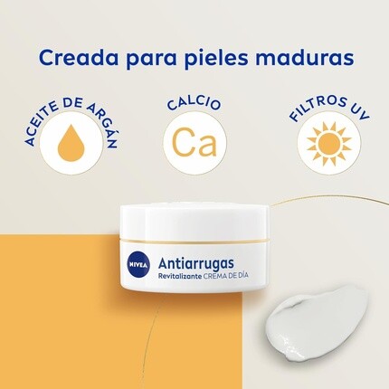 NIVEA Восстанавливающий дневной крем против морщин 55+ SPF 15 50 мл — фото 2