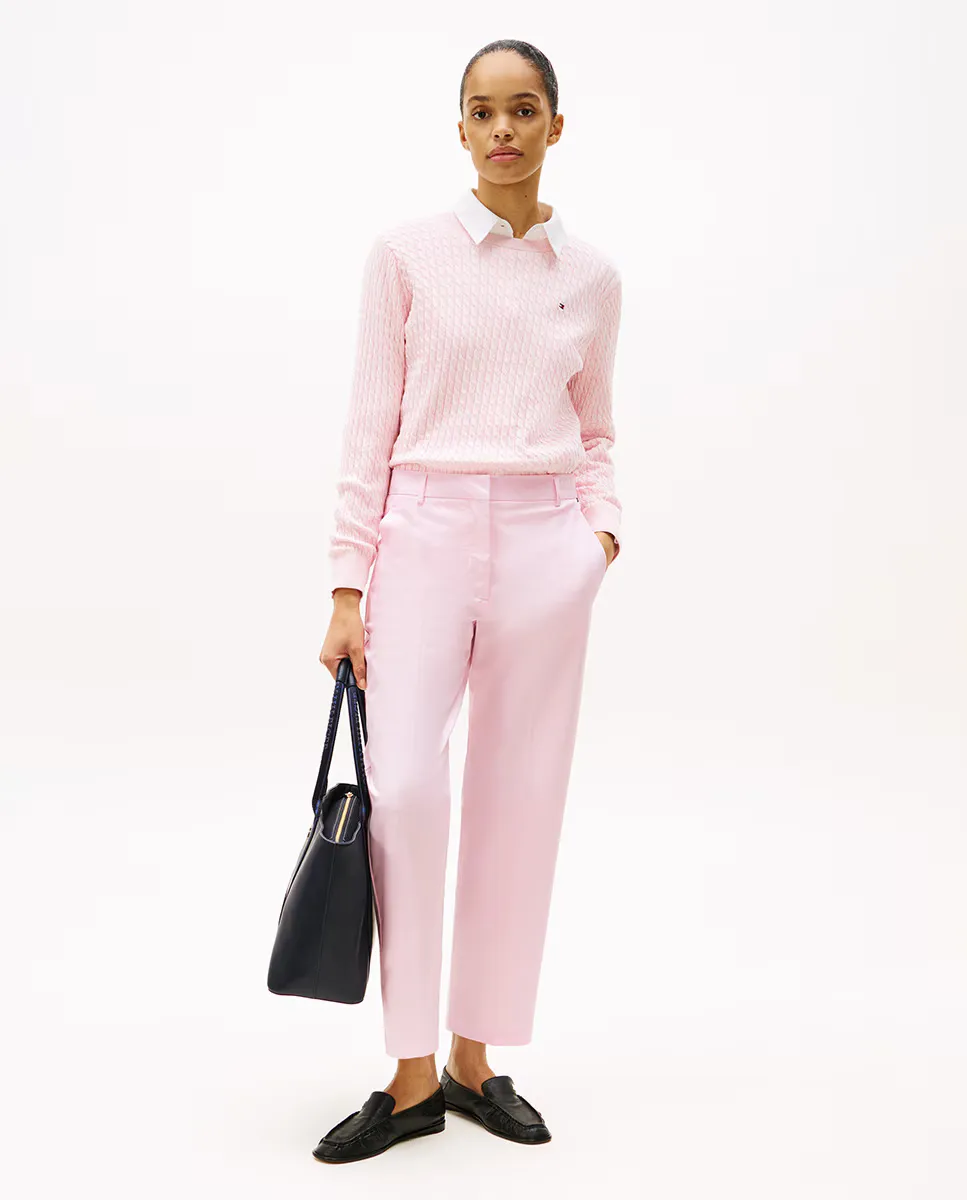 

Женские брюки китайские Slim Straight Tommy Hilfiger, цвет Rosa claro