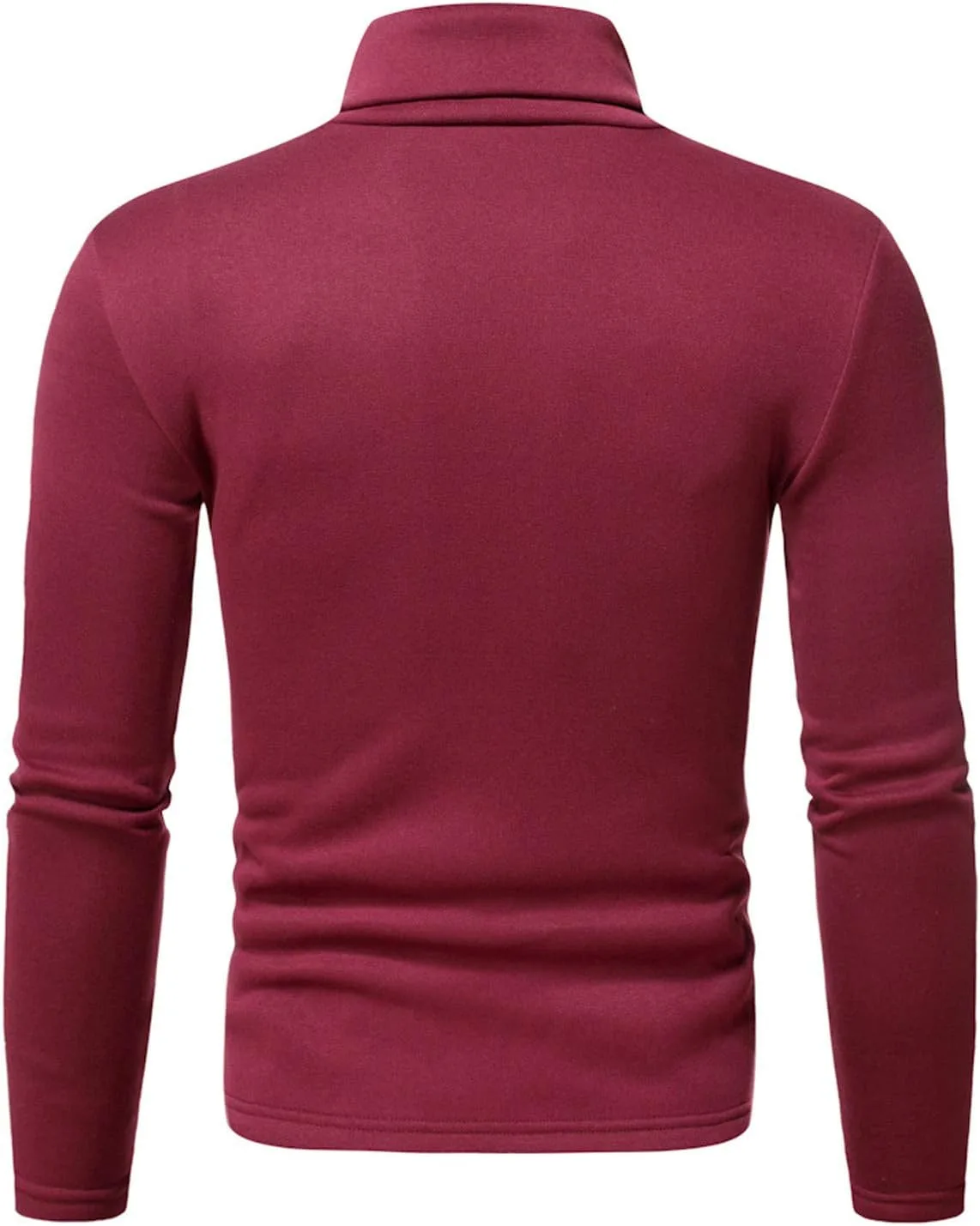 Мужской свитер водолазка Slim Fit с длинным рукавом — фото 3