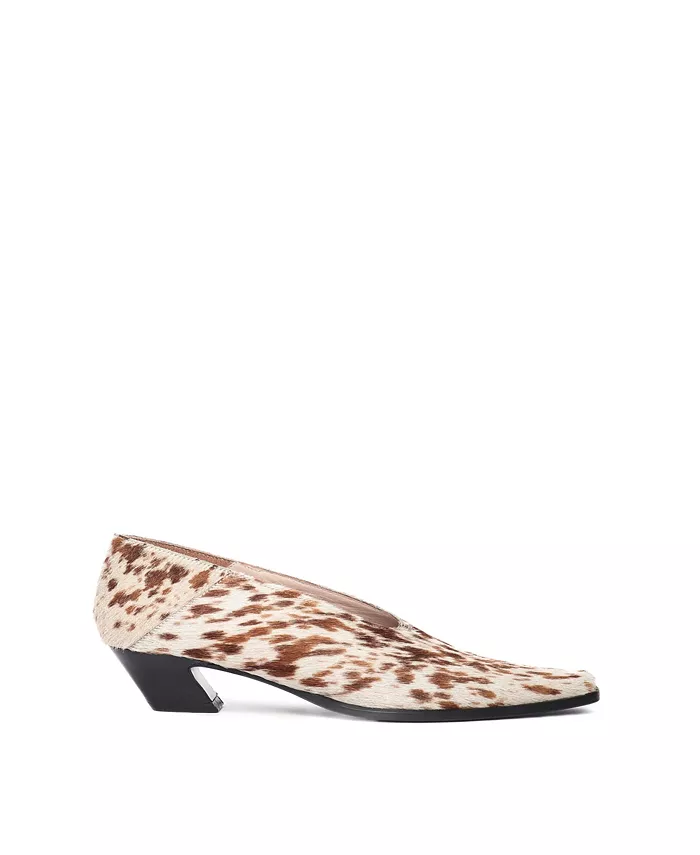 Сориа Лоу, закрытые туфли на каблуке Maguire Shoes, белый — фото 2