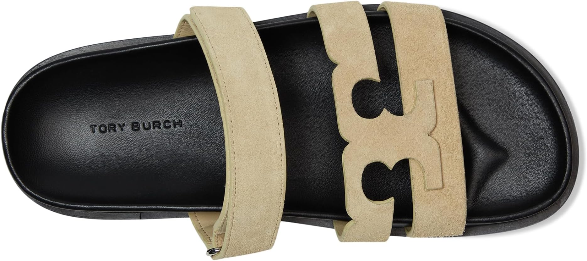 Сандалии Tory Burch Ines Sport Slide, цвет Praline/Perfect Black — фото 2