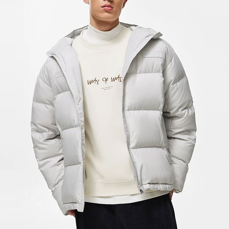 CBA Collection Пуховик мужской светло-серый Lining, серый — фото 3