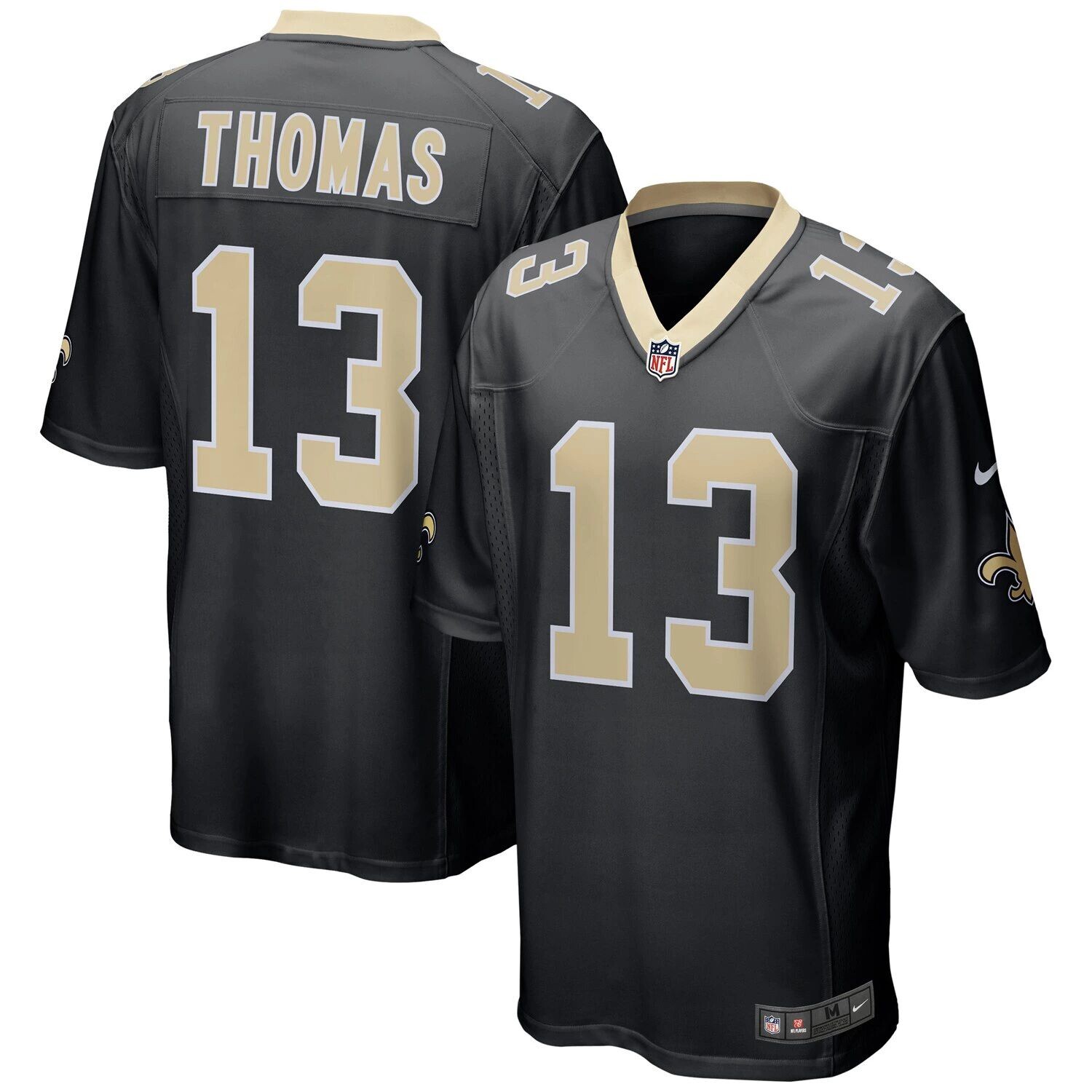 

Мужское черное мужское джерси команды New Orleans Saints Michael Thomas в цветной игре Nike, Черный, Мужское черное мужское джерси команды New Orleans Saints Michael Thomas в цветной игре Nike