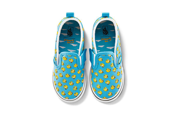 Кроссовки the simpsons x slip-on v 'maggie' Vans, синий — фото 4