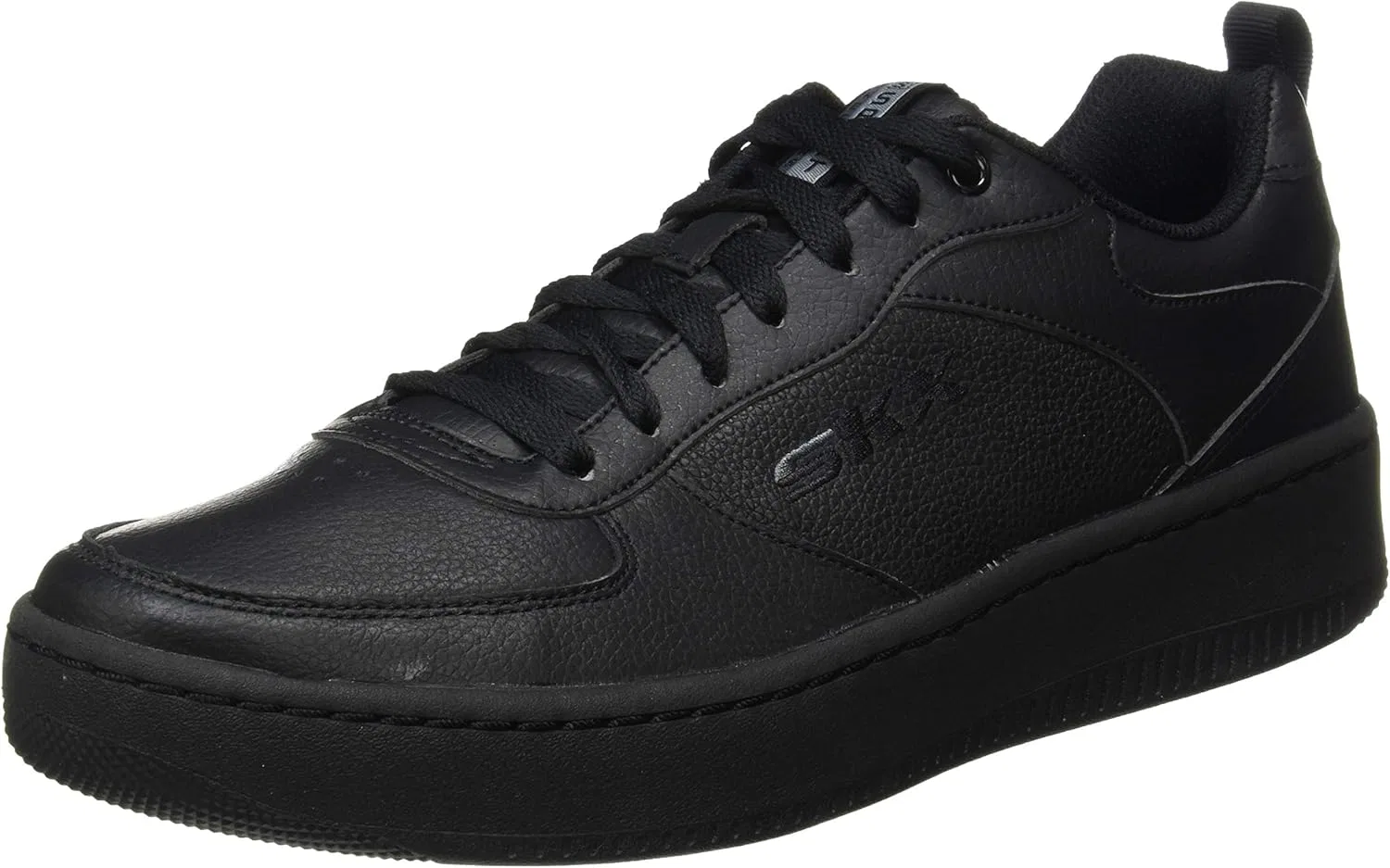 Кроссовки Skechers Boys' Sport Court 92, Black Leather Black Trim