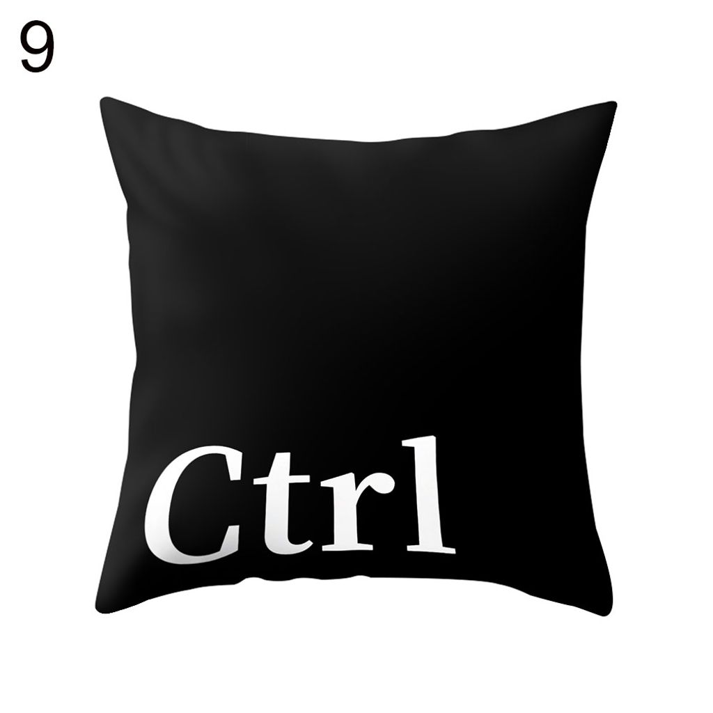 

Клавиатура Ctrl Alt Key Подушка Чехол Диван-кровать Автомобиль Кафе Декор-9# Stuttg