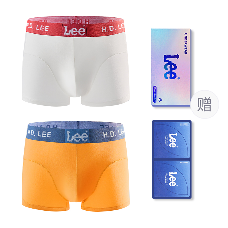 

Классические 101 трусы мужские подарочный набор из 2 полосок Lee, оранжевый