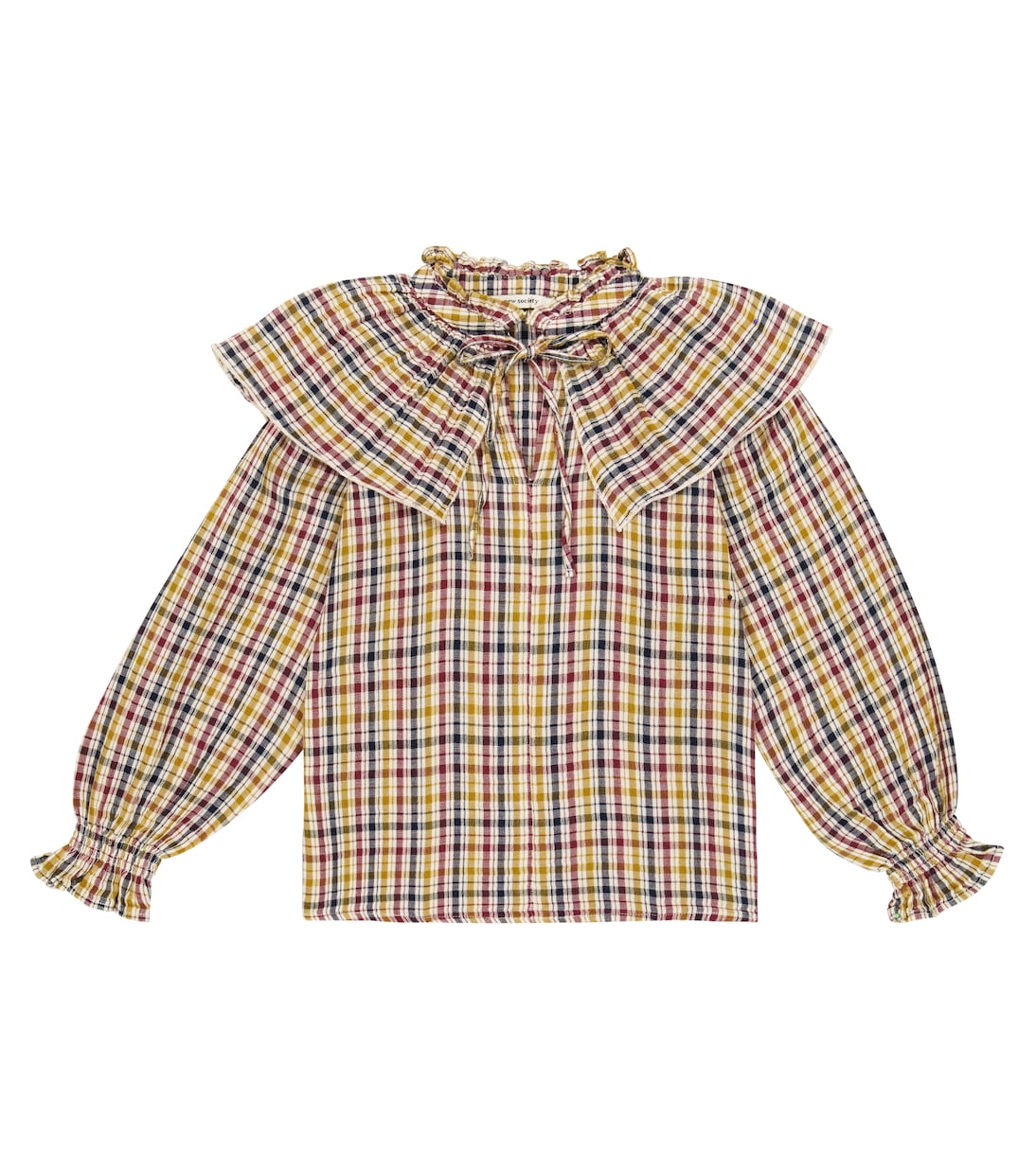

Хлопковый топ в клетку от Беренис The New Society, Multicolor Check