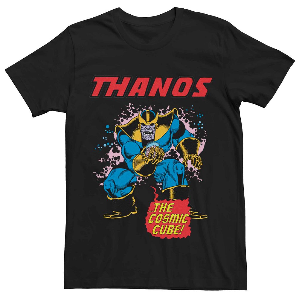 

Мужская футболка Marvel's Thanos Vintage Cosmic Cube Licensed Character, черный