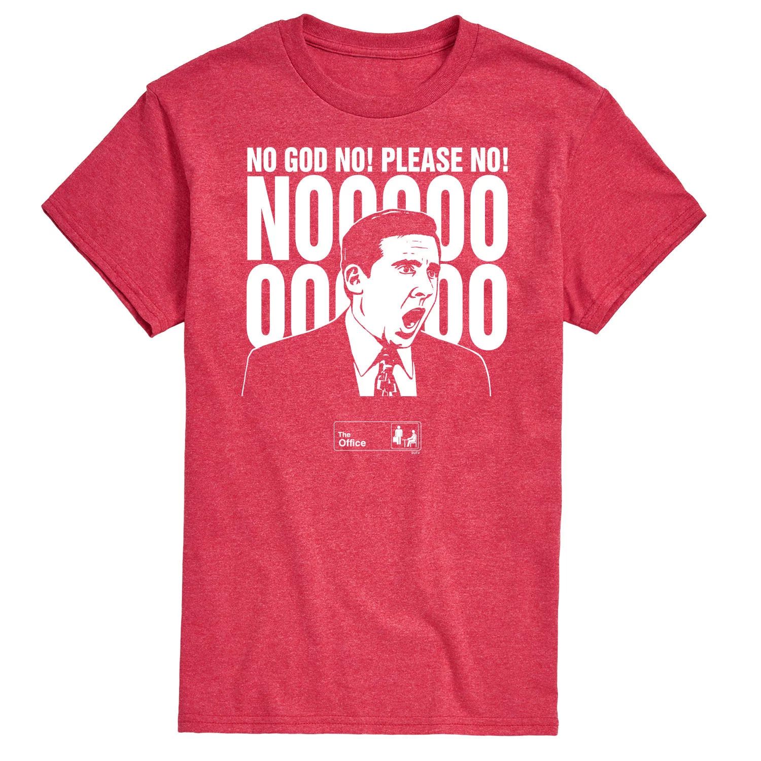 

Мужская футболка The Office No God Please No Tee Licensed Character