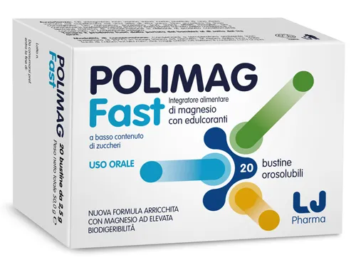 

Polimag Fast 20 пакетиков с магниевой добавкой Lj Pharma