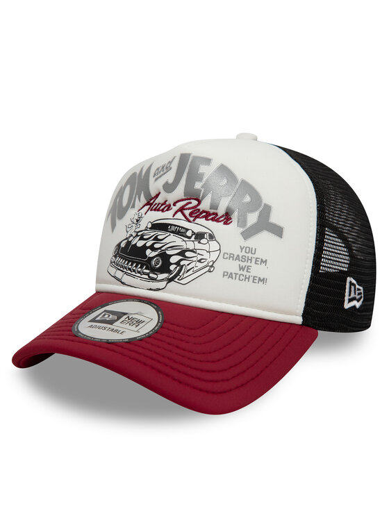 

Бейсболка Tom & Jerry 9Forty 60595267 New Era, белый
