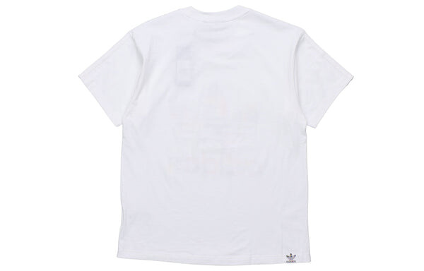 Футболка originals flag lag fill tee sports short sleeve white Adidas, белый — фото 2