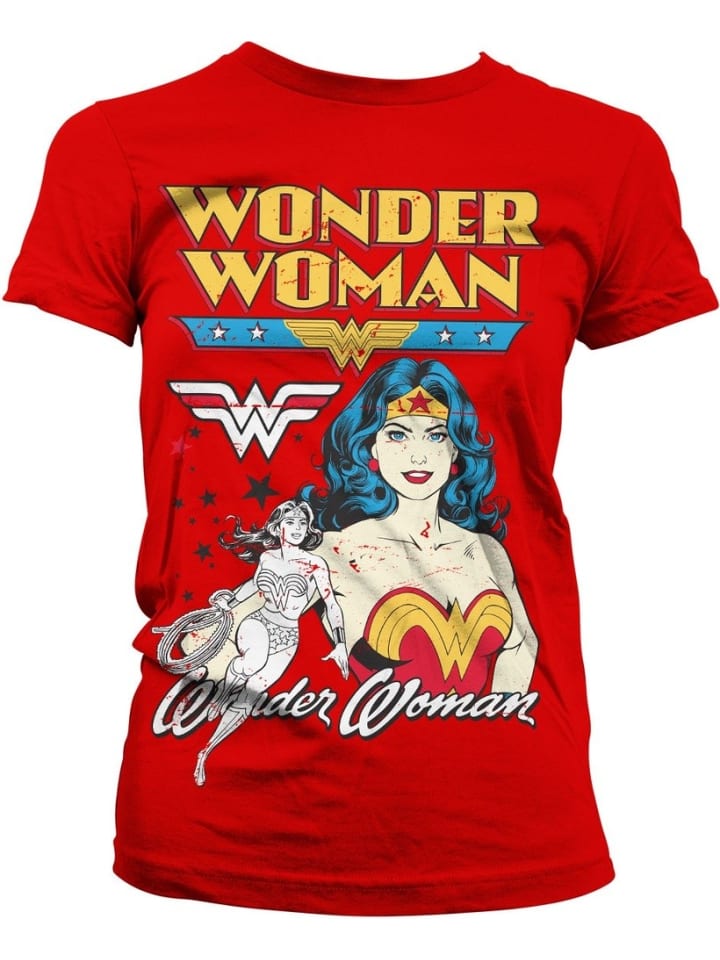 

Футболка WONDER WOMAN, красный