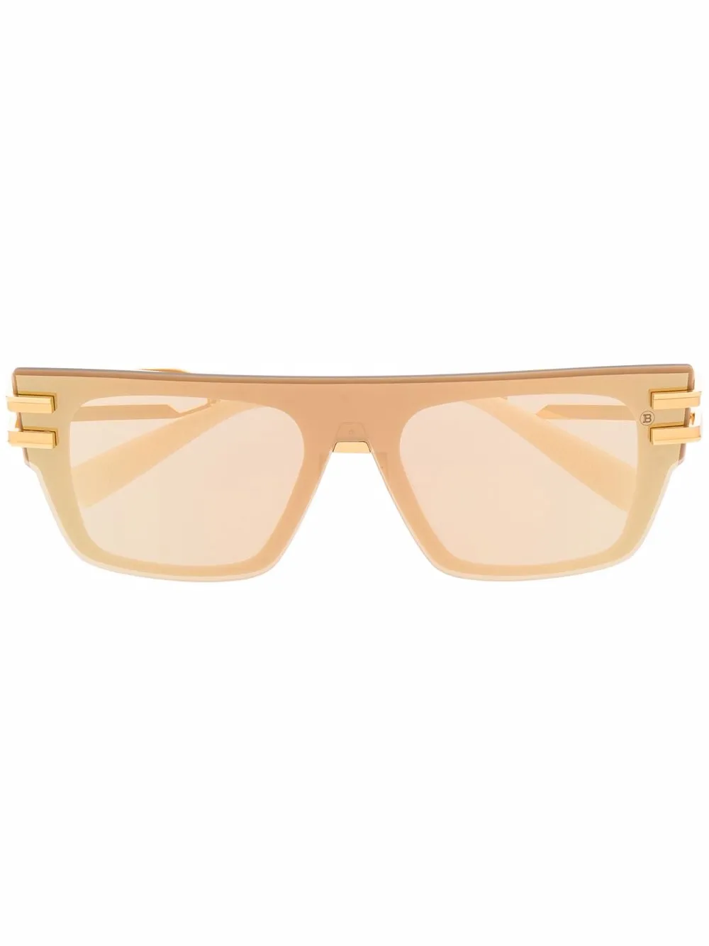 

Солнцезащитные очки в квадратной оправе Balmain Eyewear, нейтральный