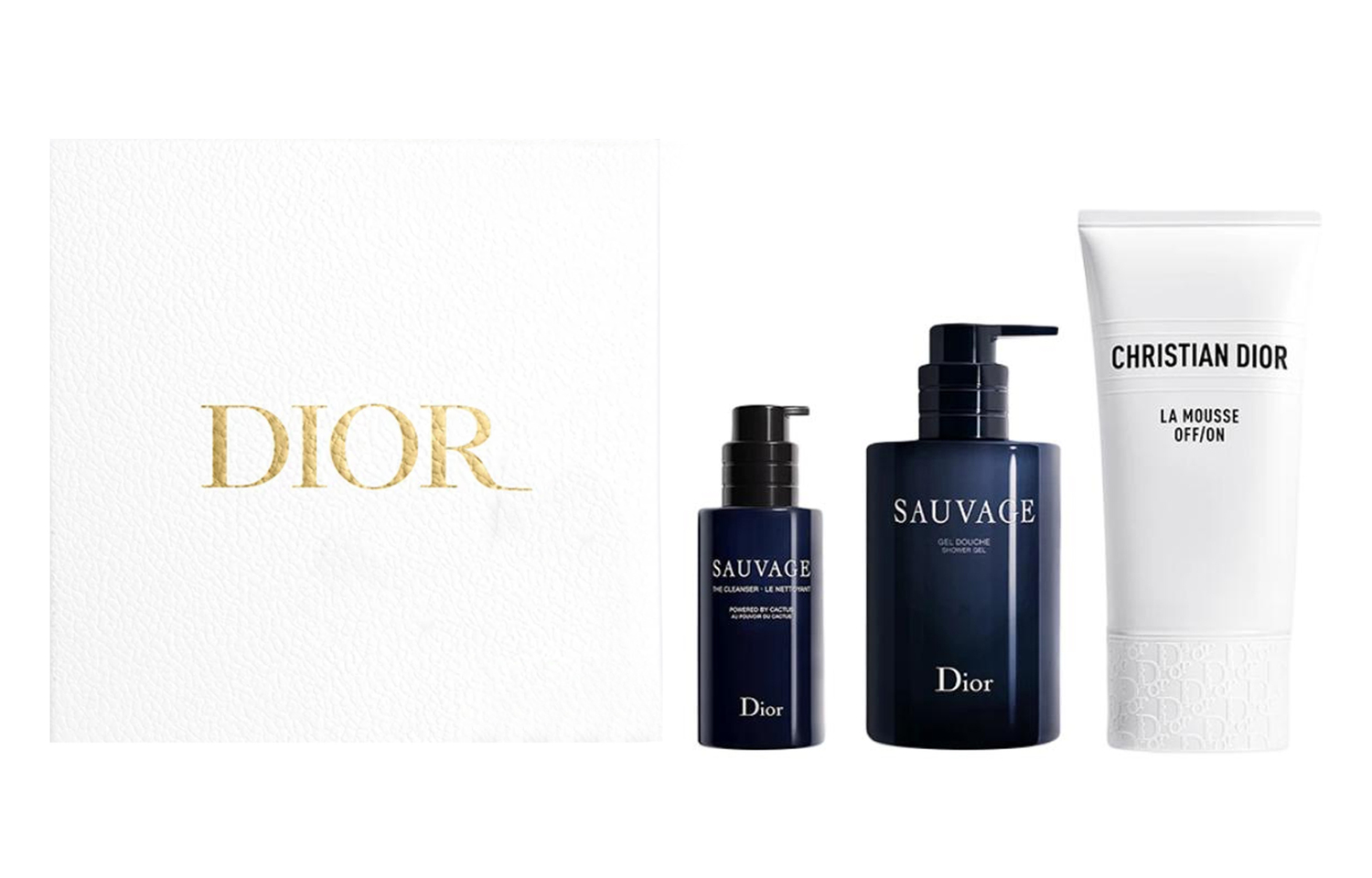 Набор мужской косметики Christian Dior Sauvage, 150 мл + 100 мл + 250 мл — фото 2