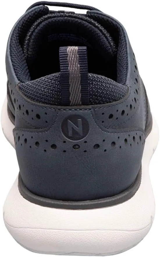 Мужские оксфорды Nunn Bush, модель Stance Knit Wingtip, темно-синий — фото 3