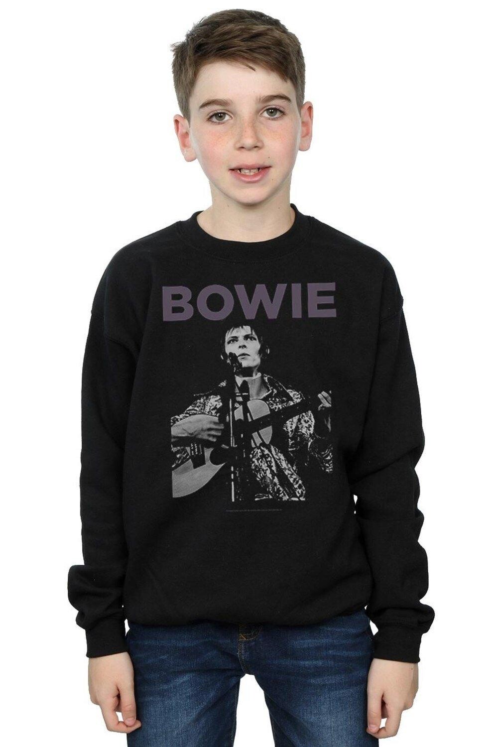 

Толстовка с плакатом «Рок» David Bowie, черный