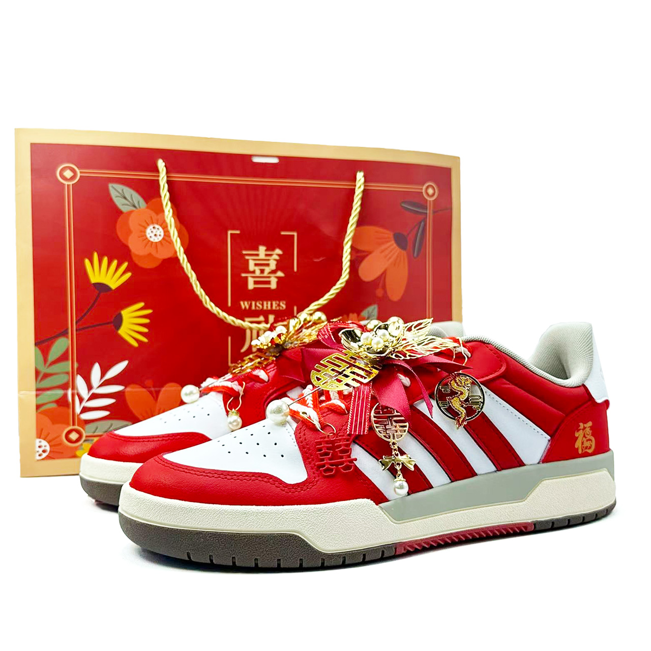 

Adidas Neo Entrap Golden Wen Huayi - противоскользящие и износостойкие низкие скейтбордные кроссовки унисекс