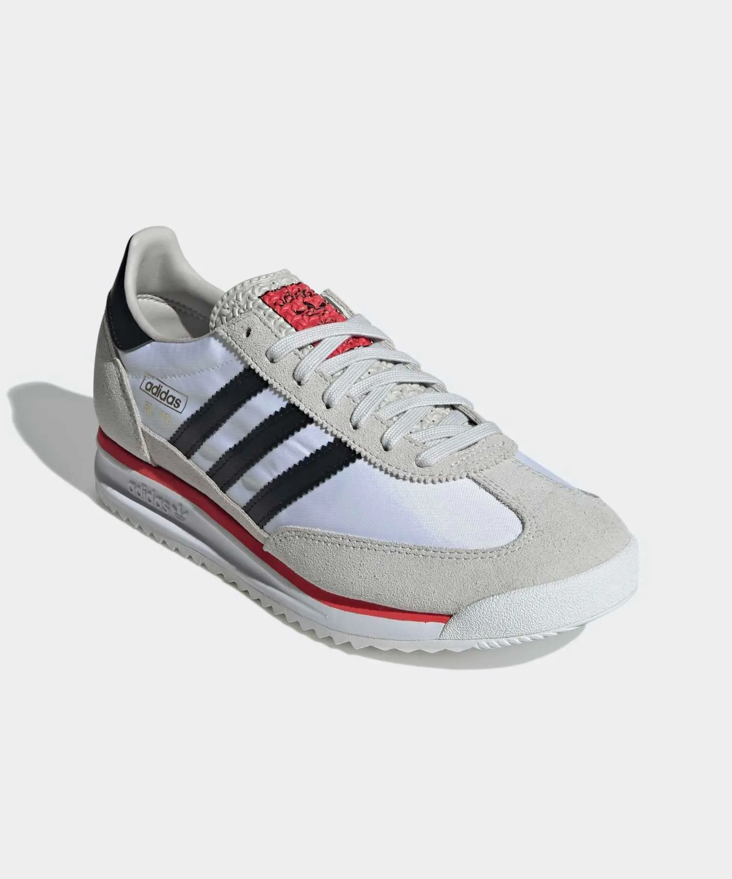 Кроссовки из натуральной кожи SL 72 RS adidas Originals белые — фото 4