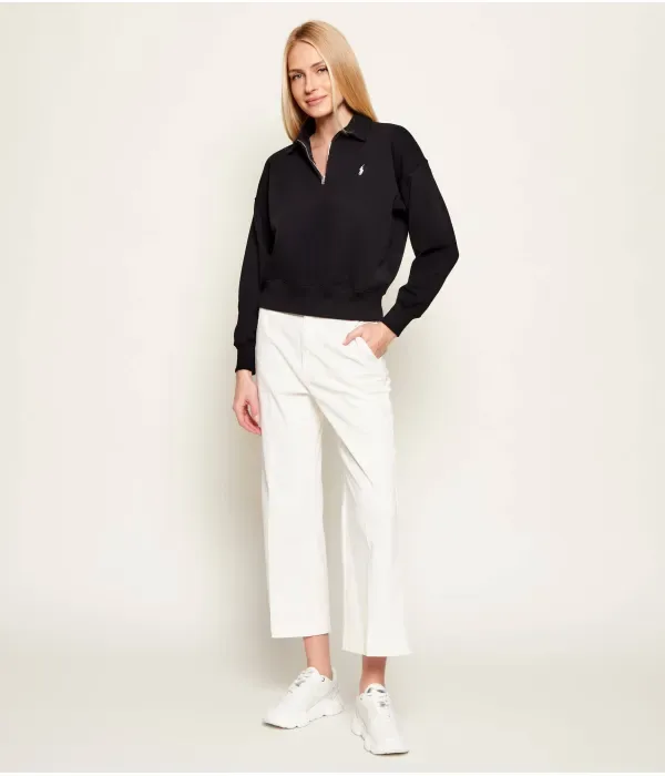 Толстовка loose fit Polo Ralph Lauren, черный — фото 2
