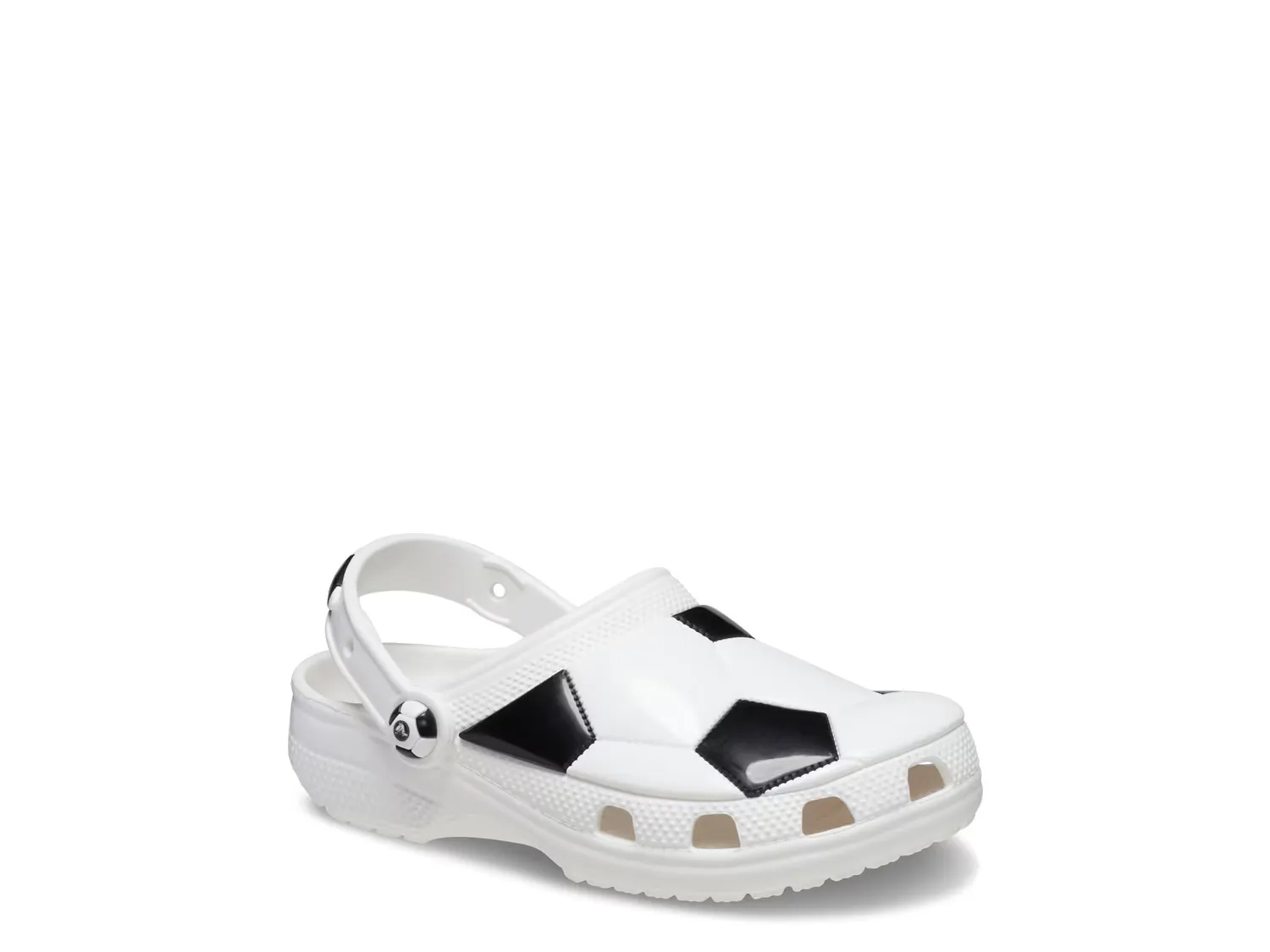 

Сандалии Classic Soccer Ball Clog Crocs, черно-белый