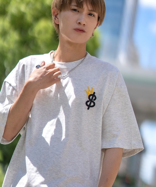 

Футболка с коротким рукавом, графический принт SIDEWAY STANCE, серый