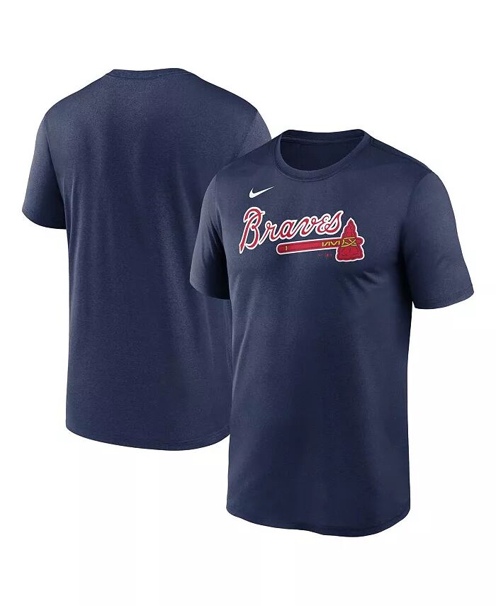 

Мужская темно-синяя футболка Atlanta Braves Fuse Legend Nike, синий