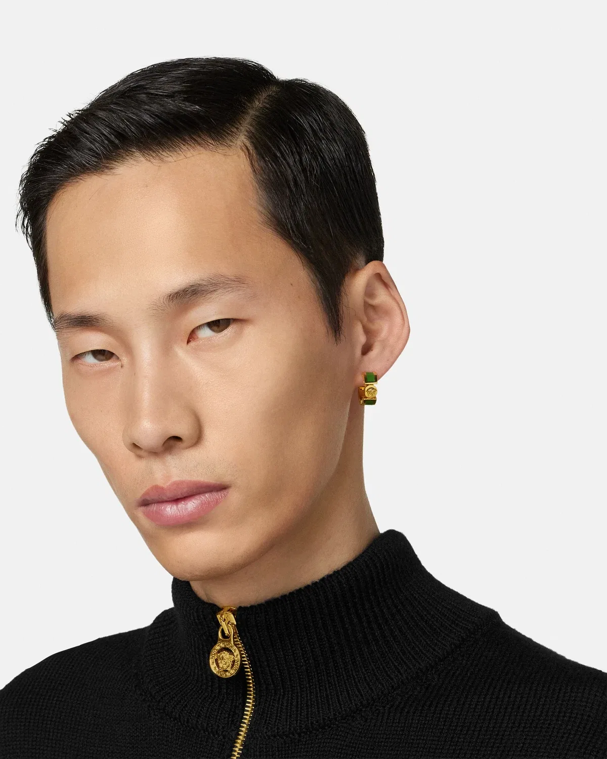 Серьги Icon VERSACE, зеленый — фото 4